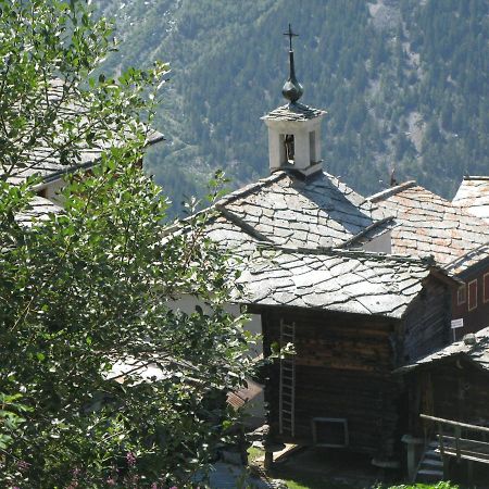 Alpia 26 - Zwei Zimmerwohnung In Traditionellem Walliser Haus Gasenried Exterior photo